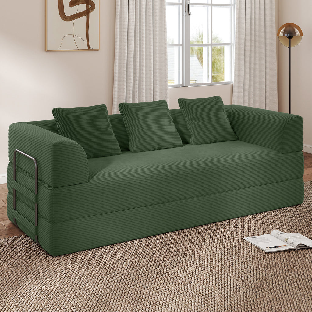 89" Convertible Sofa Bed 4-in-1