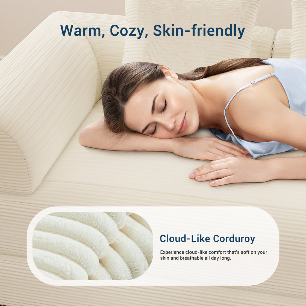 70" Convertible Floor Sofa Bed 4-in-1