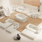 70" Convertible Floor Sofa Bed 4-in-1