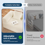 70" Convertible Floor Sofa Bed 4-in-1