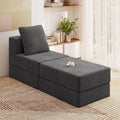 Modular Sectional Couch with 1 Ottoman