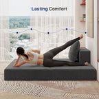 Modular Sectional Couch with 1 Ottoman