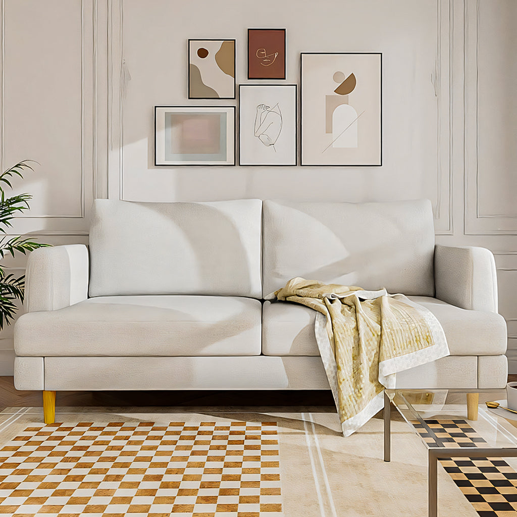 70" Modern Loveseat Sofa with USB Ports