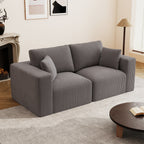 79" Modular Loveseat Couch