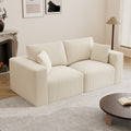 79" Modular Loveseat Couch