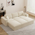 110" Modular Sectional Sofa Bed with Chaise