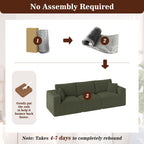 110" 3-Seater Modular Sectional Sofa